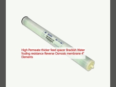 สูง Permeate กว้าง Feed spacer ละออง ความต้านทานต่อการปนเปื้อนของน้ํา Reverse Osmosis ผิว 4 